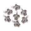 Tibetan Style Alloy Sea Turtle Pendants TIBEP-22101-AS-FF-2