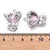 Rack Plating Alloy Rhinestone Pendants PALLOY-P303-09P-B-3