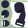 1Pc Cloth Waist Belts with Alloy Buckles for Coat AJEW-GF0015-07B-6