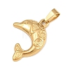Ion Plating(IP) 304 Stainless Steel Pendants STAS-B141-03D-G-2
