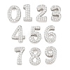 Brass Micro Pave Cubic Zirconia Pendants KK-B167-22P-1
