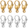 12Pcs 2 Colors 316 Stainless Steel Lobster Claw Clasps STAS-BBC0007-37-6