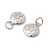 Sports Brass Charms KK-A289-04C-P-2