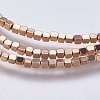 Electroplate Non-magnetic Synthetic Hematite Bead Strands G-K237-07-3