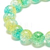 10MM Candy Color Acrylic Round Beaded Stretch Bracelet for Women BJEW-JB07585-5