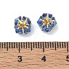 Brass & Glass Beads GL-CBA12D7-02G-04-2