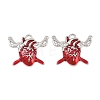 Rack Plating Alloy Enamel Pendants AL-CBA2B10-01P-05-1