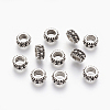 Tibetan Style Alloy European Beads LS-X-MPDL-7610-AS-NR-1