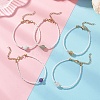 Round Mixed Stone Bead Bracelets BJEW-JB12955-1