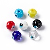 Handmade Evil Eye Lampwork Beads LAMP-F025-03-1