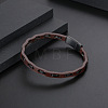 Leather Cord Bracelets for Men WG751FF-01-2