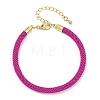 4.5MM Round Nylon Milan Cord Bracelet Making BJEW-I245-01G-28-1