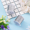 2 Rolls Round PET Metallic Thread MCOR-TADJ0001-01E-02-4