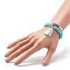 Handmade Polymer Clay Beads Stretch Bracelets Sets BJEW-JB06427-10