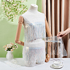 Polyester Fringe Lace Trim DIY-WH0671-008B-3