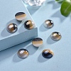 Opaque Glass Cabochons X-GGLA-S038-12H-8mm-2