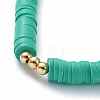 Handmade Polymer Clay Heishi Beads Stretch Bracelets BJEW-JB05621-05-3