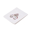 Rectangle Paper Earring Display Card with Hanging Hole CDIS-C004-01D-4
