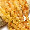 Natural Malaysia Jade Beads Strands G-L645-C01-12mm-27-3