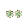 Alloy Rhinestone Stud Earrings for Women WGAC7EE-01-2