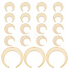 48Pcs 3 Styles Brass Pendant KK-BC0011-18-1