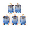 Gradient Color Glass Pendants GLAA-S193-008-A02-1