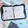 Transparent PVC Jewelry Organizer Storage Zipper Books ABAG-WH0063-114-5