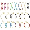 12Pcs 3 Colors Nylon Cords Bracelet Makings Fit for Connector Charms AJEW-YW0001-43B-1