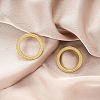 304 Stainless Steel Stud Earrings WG6E19D-07-1