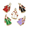 Alloy Enamel Pendants KK-CBAC91C-02G-A-1