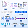 Mixed Styles Transparent Glass Beads GLAA-SC0002-17D-2