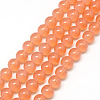 Baking Painted Glass Beads Strands X-DGLA-Q023-6mm-DB28-1