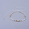 Adjustable Nylon Thread Braided Beads Bracelets BJEW-JB04379-01-1