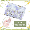6 Yards Flower Pattern Milk Fiber Mesh Fabric DIY-NB0014-82C-2
