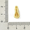 Rack Plating Brass Clear Cubic Zirconia Pendants KK-S378-01G-I-3