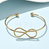 304 Stainless Steel Cuff Bangles BJEW-L682-032G-2