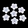 Plating Opaque Acrylic Imitation Shell Bead Cap OACR-P039-03C-1