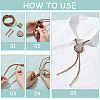 Iron Bolo Tie Slider Clasp DIY-GA0002-99-3
