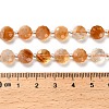 Heated Natural Citrine Beads Strands G-B153-B09-5