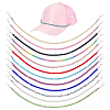 12Pcs Plastic Hat Chains AJEW-WH0709-349-1