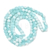 Frosted Crackle Glass Beads Strands GLAA-U001-6mm-M08-3