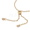 304 Stainless Steel Cable Chain Slider Bracelet Making BJEW-JB12810-01-4