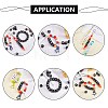 20Pcs Black Cube Letter Silicone Beads 12x12x12mm Square Dice Alphabet Beads with 2mm Hole Spacer Loose Letter Beads for Bracelet Necklace Jewelry Making JX433T-7