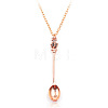 Teaspoon Alloy Pendant Necklaces for Women FS-WG6242D-04-1