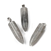 Natural Labradorite Pointed Pendants G-F820-12F-1