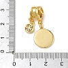 Mother's Day Brass Micro Pave Clear Cubic Zirconia Pendants CU-CBA4231-09G-4