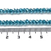Electroplate Glass Beads Strands X-EGLA-R048-3mm-17-3