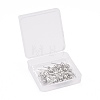 Non-Tarnish 40Pcs 4 Styles 202 Stainless Steel Ball Stud Earring Findings STAS-LS0001-13P-7