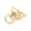 Rack Plating Croissant Brass Pendants X-KK-M293-02G-2