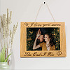 Natural Wood Photo Frames DIY-WH0234-014-5